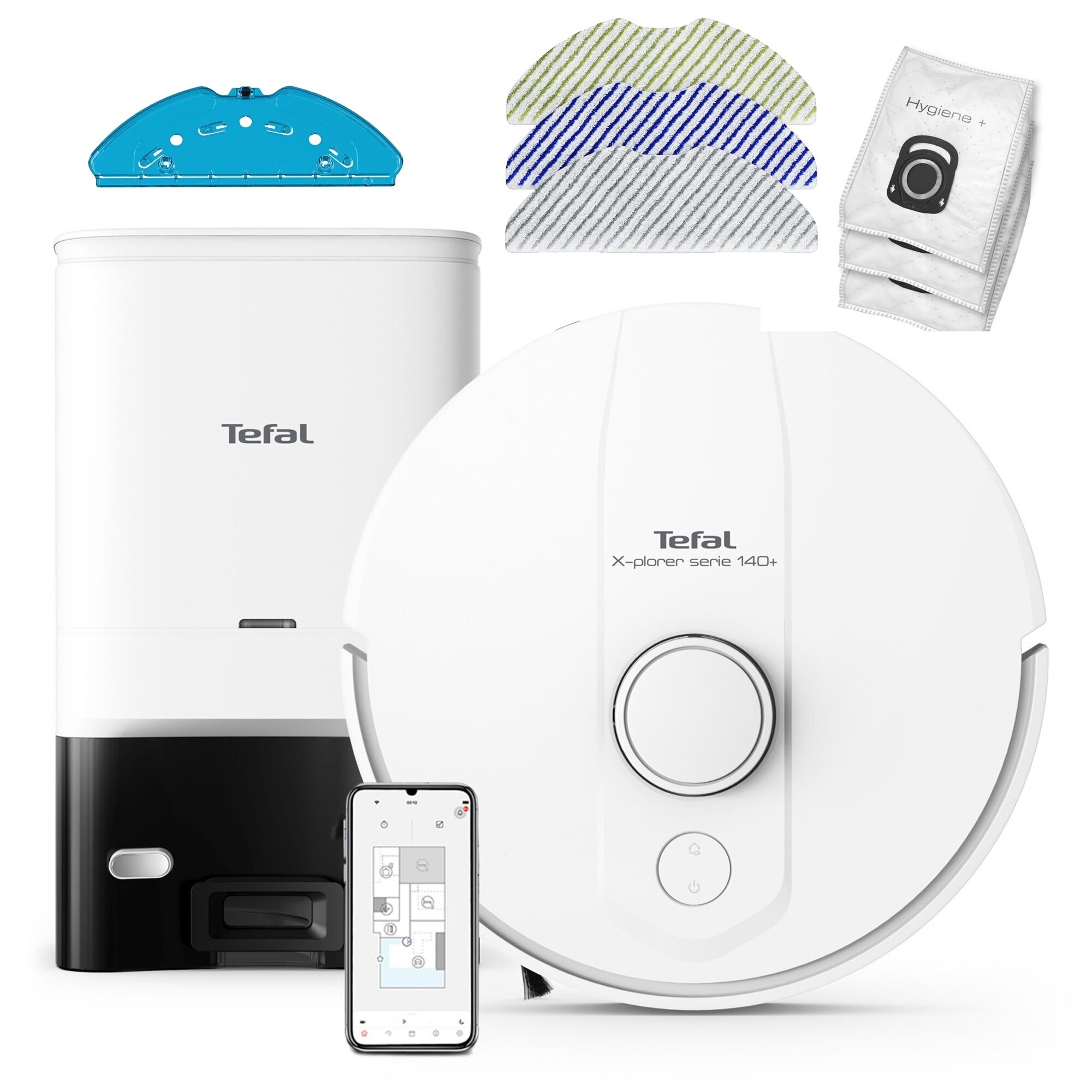 Robot sprzątający Tefal X-Plorer S140+ stacja oczyszczająca