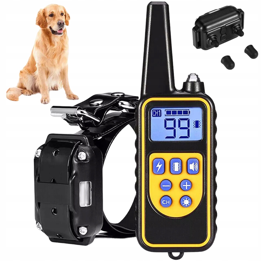 Levně Elektrický Výcvikový Obojek Pro Psa, Voděodolný A Odolný Trénink Psa