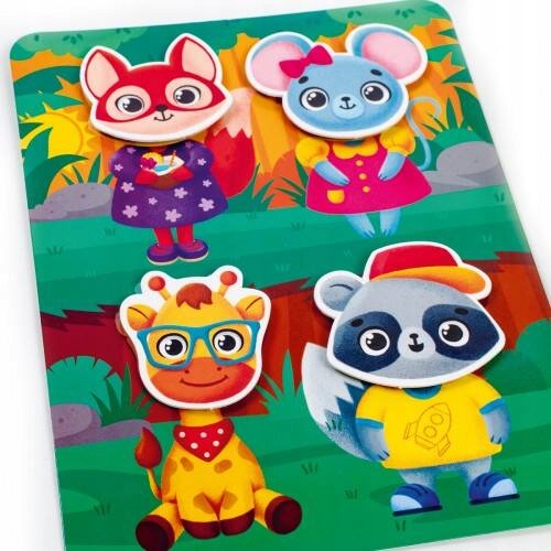 GRA EDUKACYJNA ZABAWA CZYJE TO PLAMY? UKŁADANKA LOGICZNA DLA NAJMŁODSZYCH Typ Podstawa