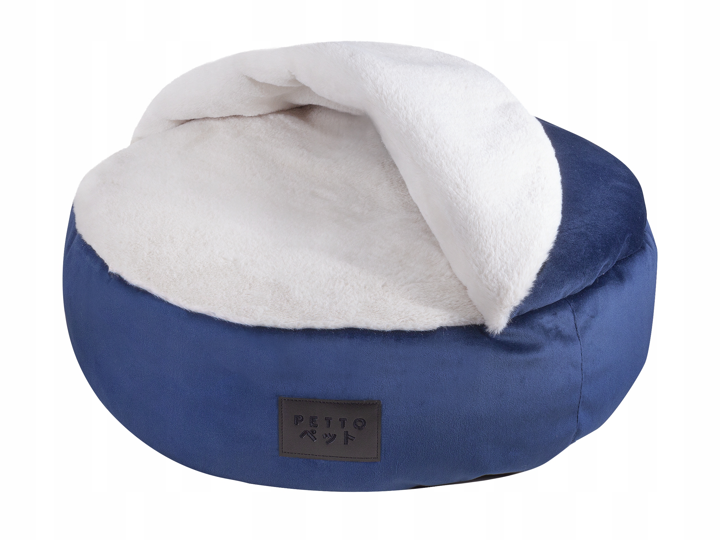 Levně Petto Minku Velvet Granátové pelíšek norka pro psa L