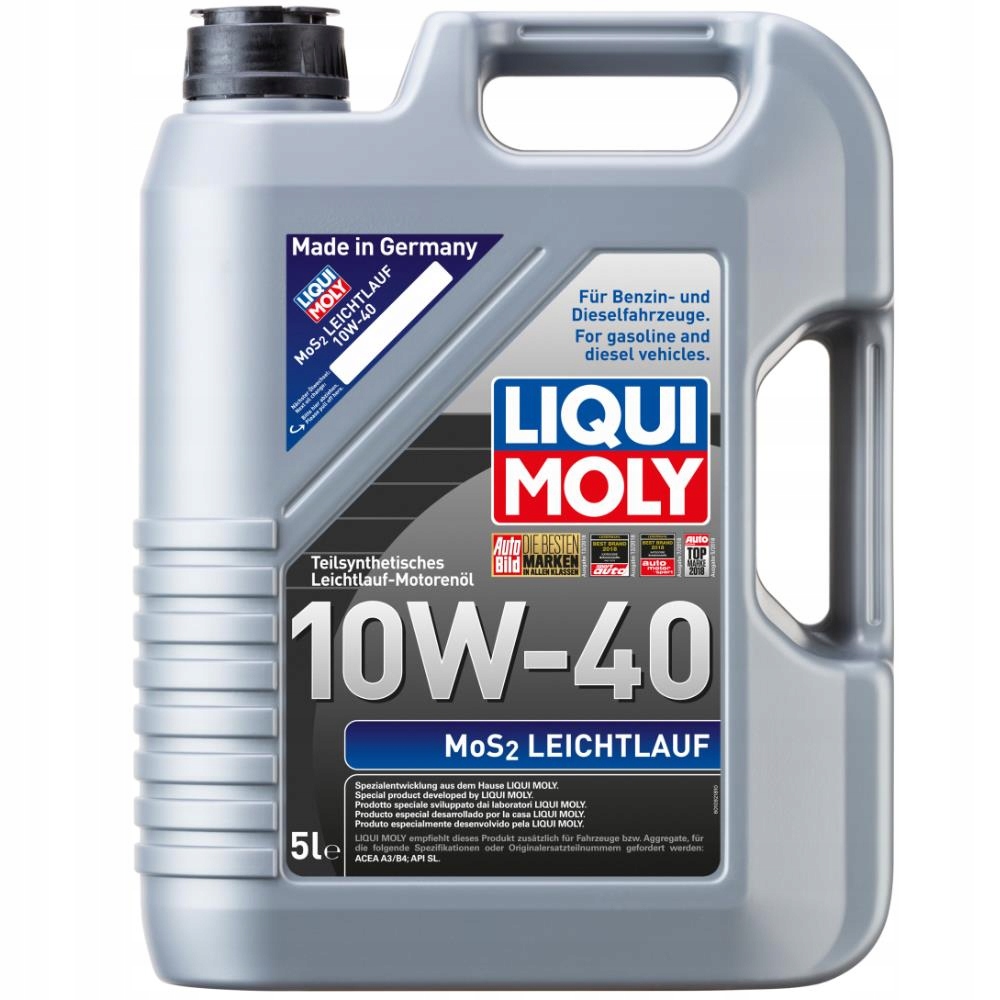

Olej Liqui Moly MoS2 Leichtlauf 10W40 5L Niemiecki
