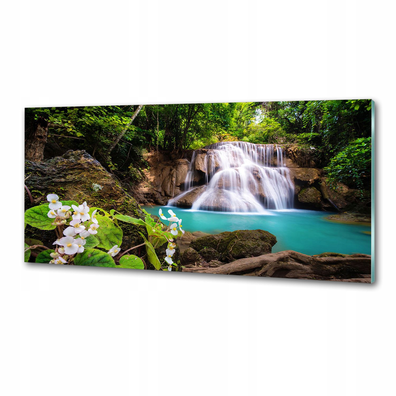 Panel do kuchyne Vodopád Thajsko 125x50 Lepidlo