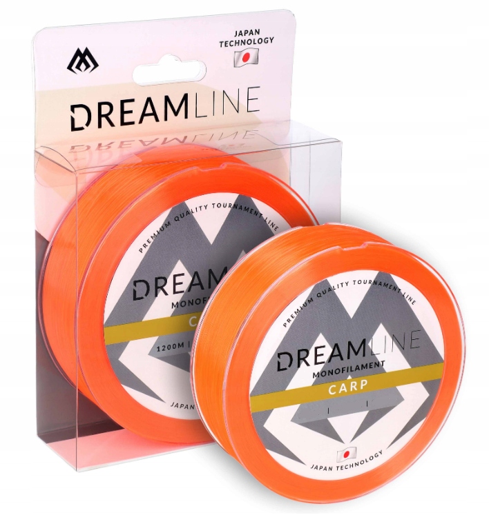 Żyłka Karpiowa Dreamline Carp Orange pomarańczowa 0,35mm 1200m Mikado