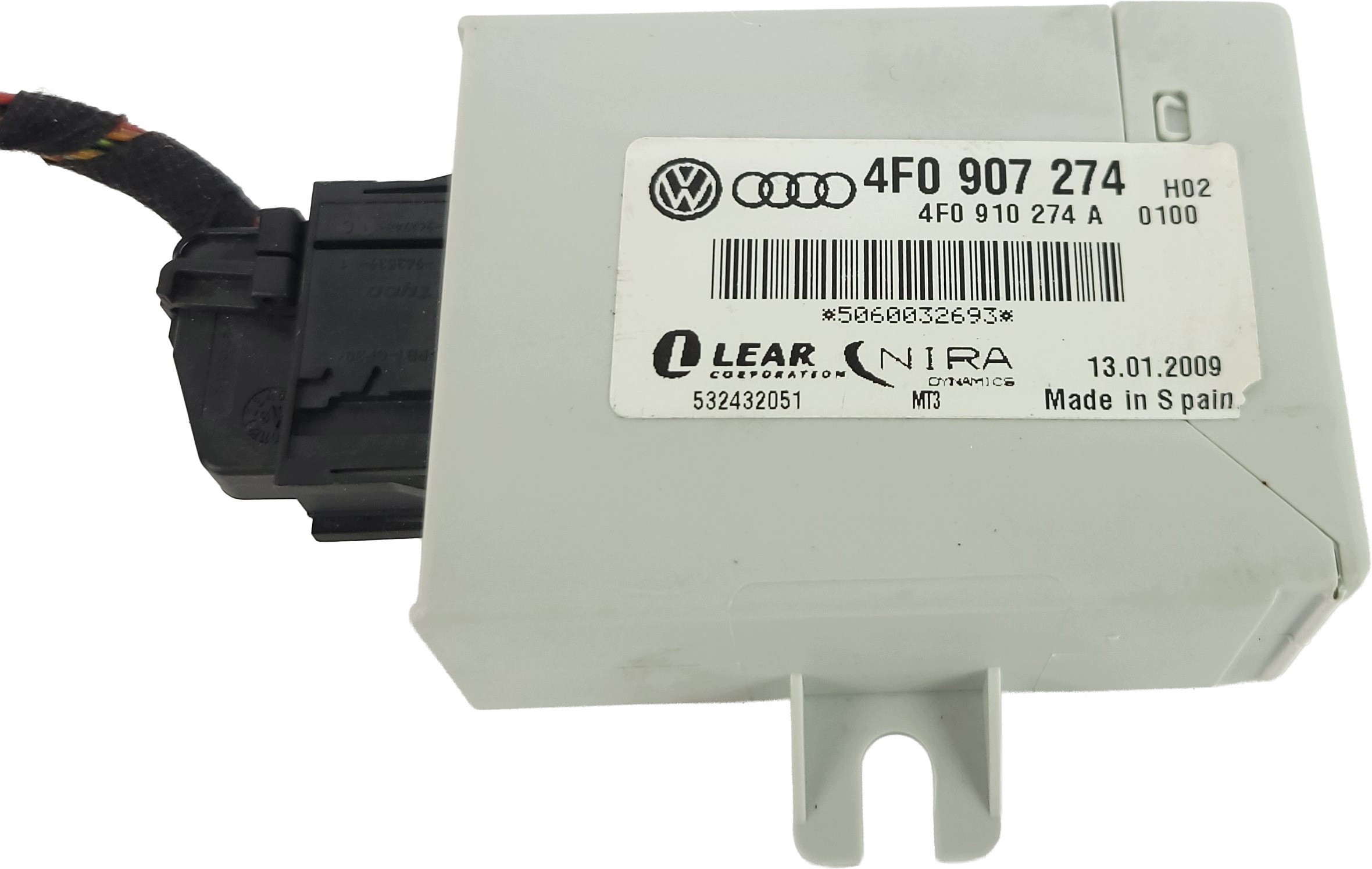 AUDI A6 C6 LIFT modulo Centralina pressione pneumatici, gomme TPMS 4F0907274