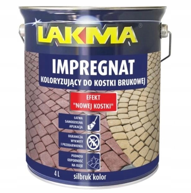 Silbruk Kolor Impregnat Do Kostki Antracyt 4 L