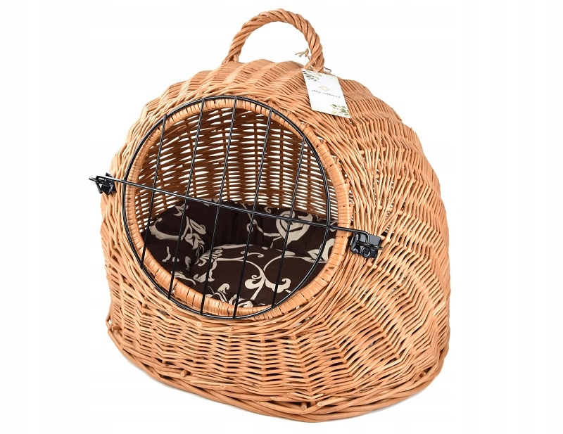 Levně Přepravka Proutěná bouda pro kočky nebo psa 49 cm