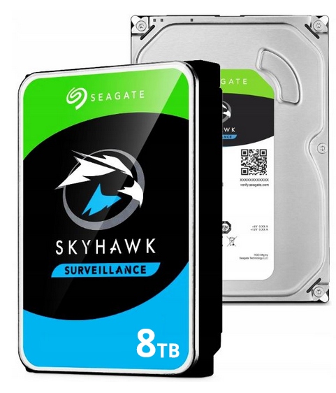 Dysk Seagate SkyHawk 8TB HDD do pracy 24/7