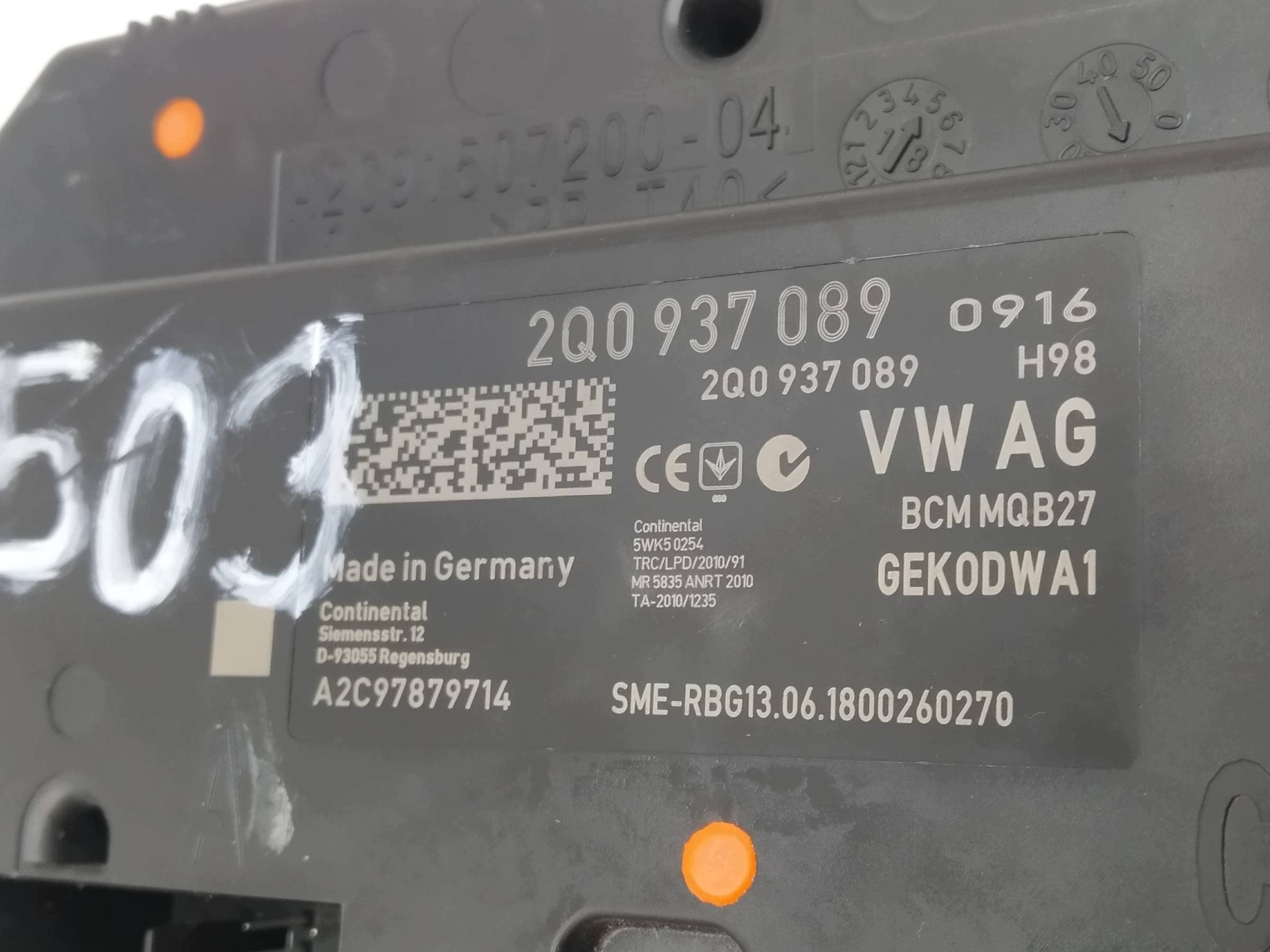comfort control unit 2Q0937089 BCM MQB27 Seat Ibiza V (2017-)