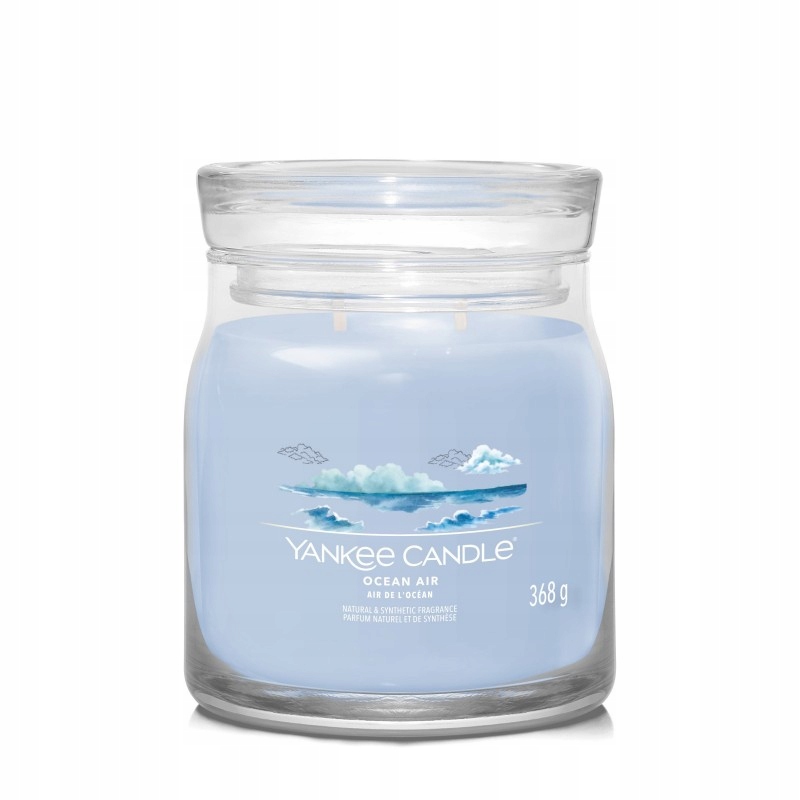 Ocean Air – Yankee Candle Signature – střední svíčka se dvěma knoty