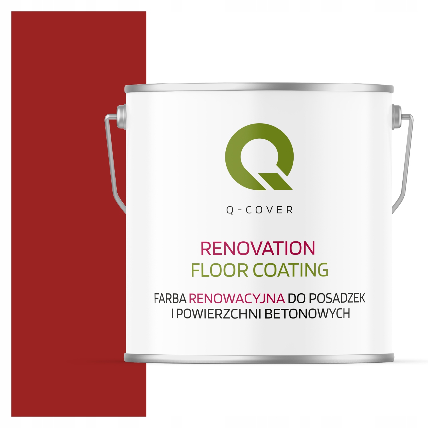 Farba Na Renováciu Betónových Podláh Červená Karmínová RAL3002 Saténová 5 L