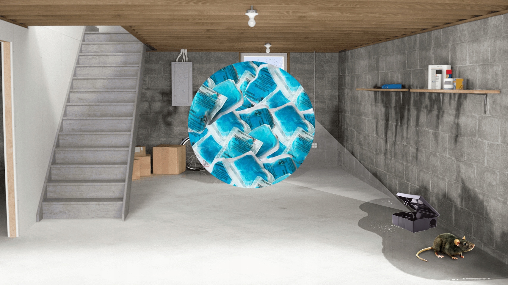 MEGA MOCNA TRUTKA NA MYSZY SZCZURY 5KG DERATYZACJA Zastosowanie przeciwko myszom