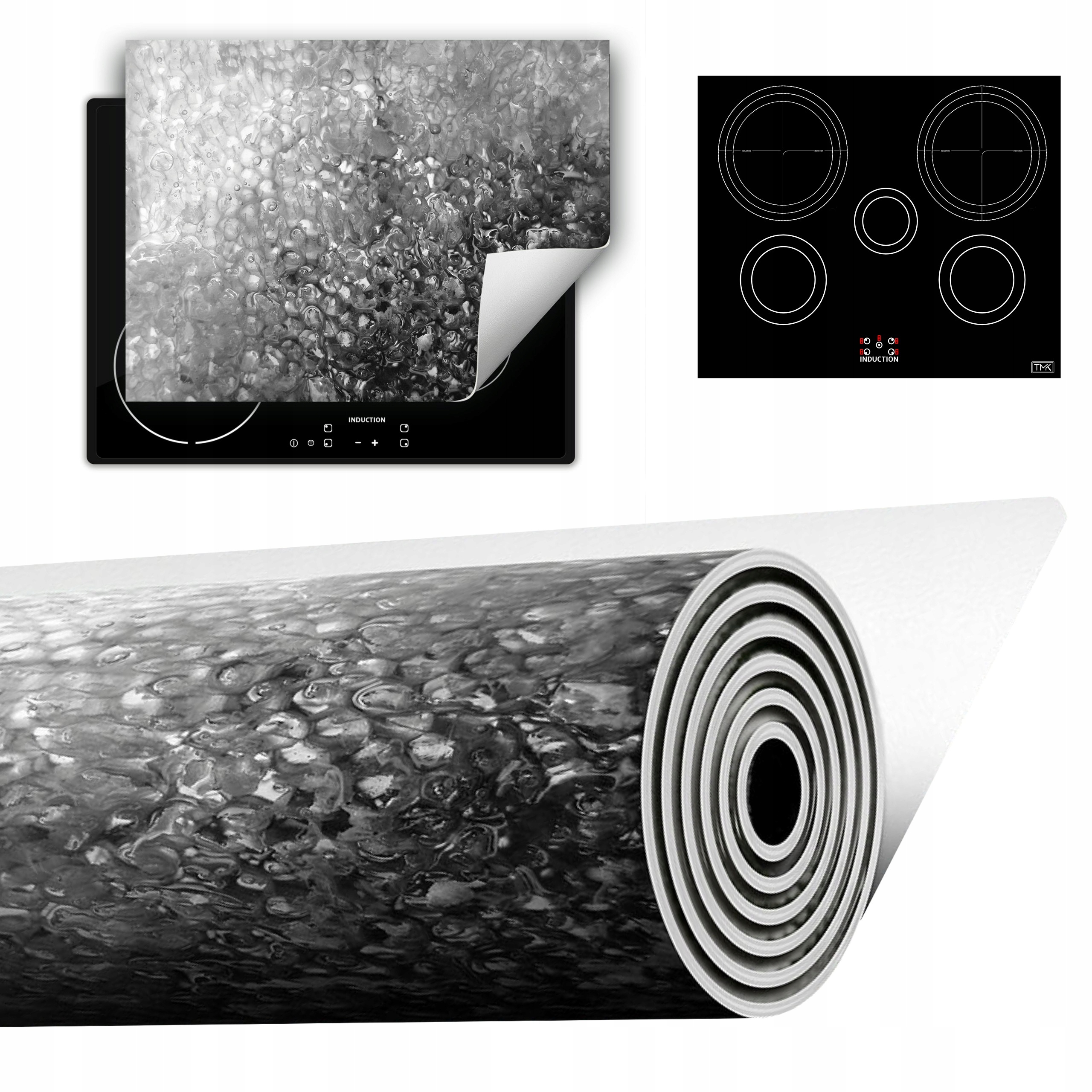 Vinylová Podložka Do Kuchyně Více Místa 70x52 šedá