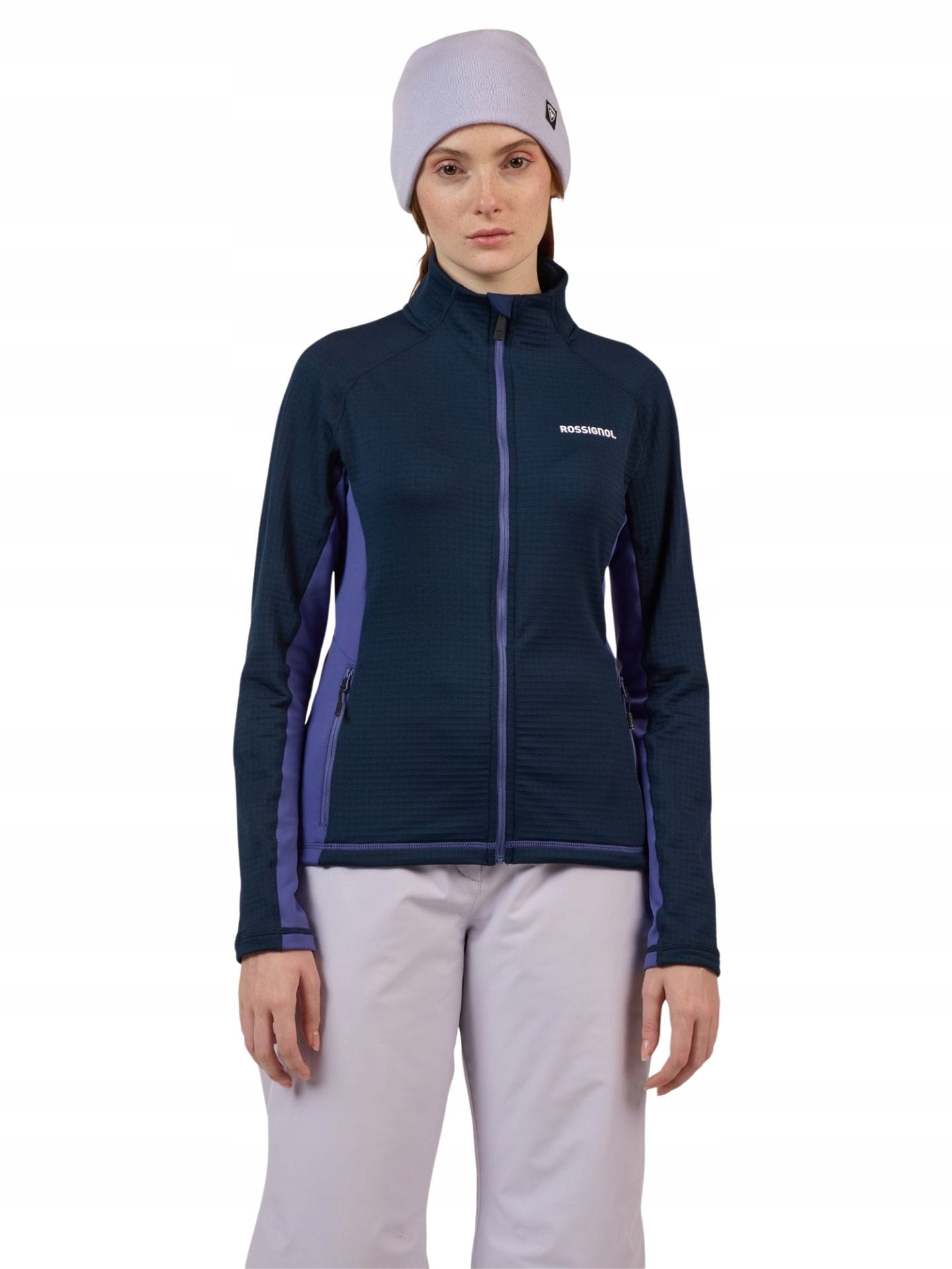 Bluza damska Rossignol Blackside Mix Full-Zip Fleece Future Blue Xs