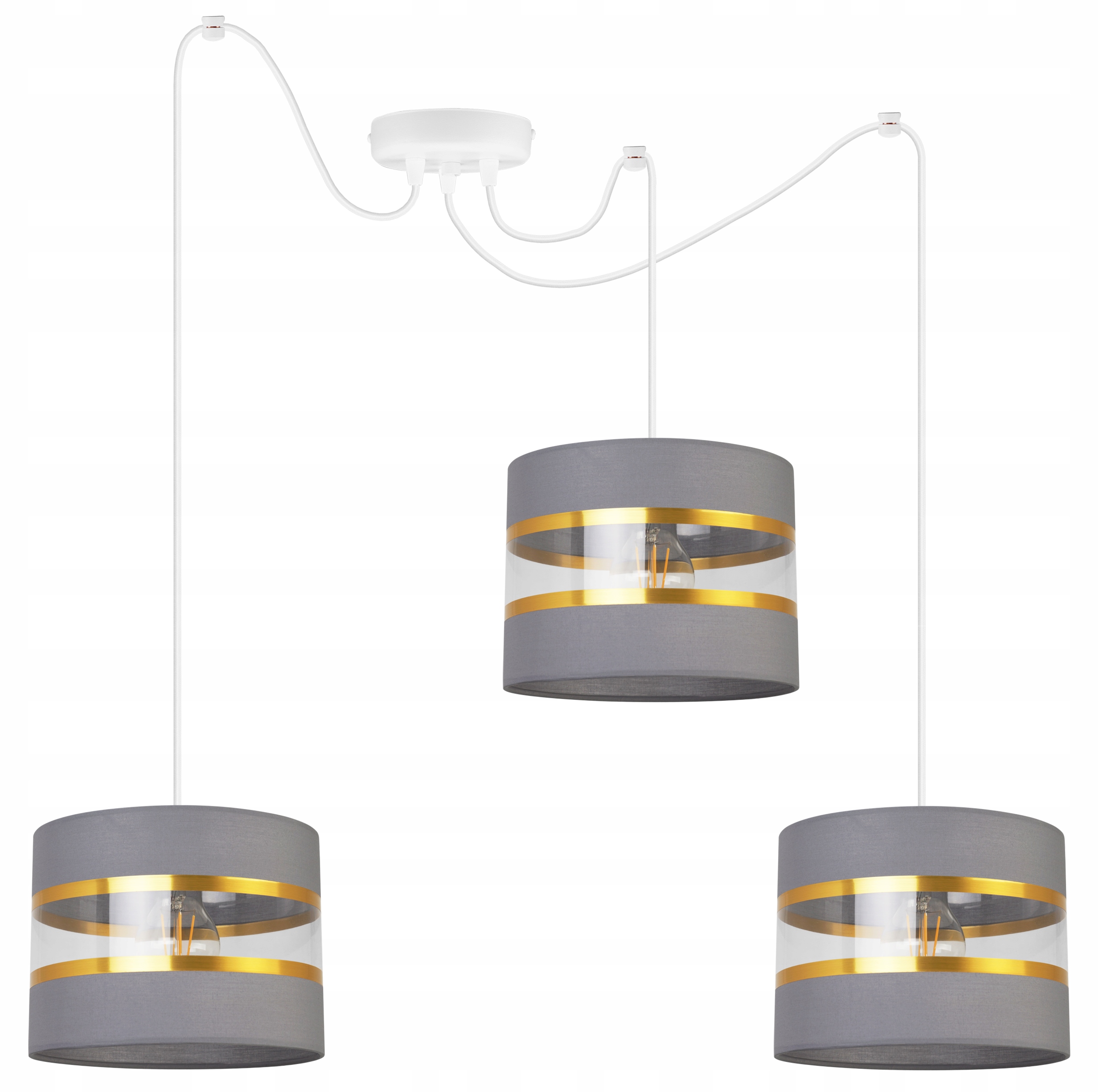 Závěsná Stropní Lampa Pavouk, Trojitý Lustr, Glamour Stínidlo Do Obývacího Pokoje