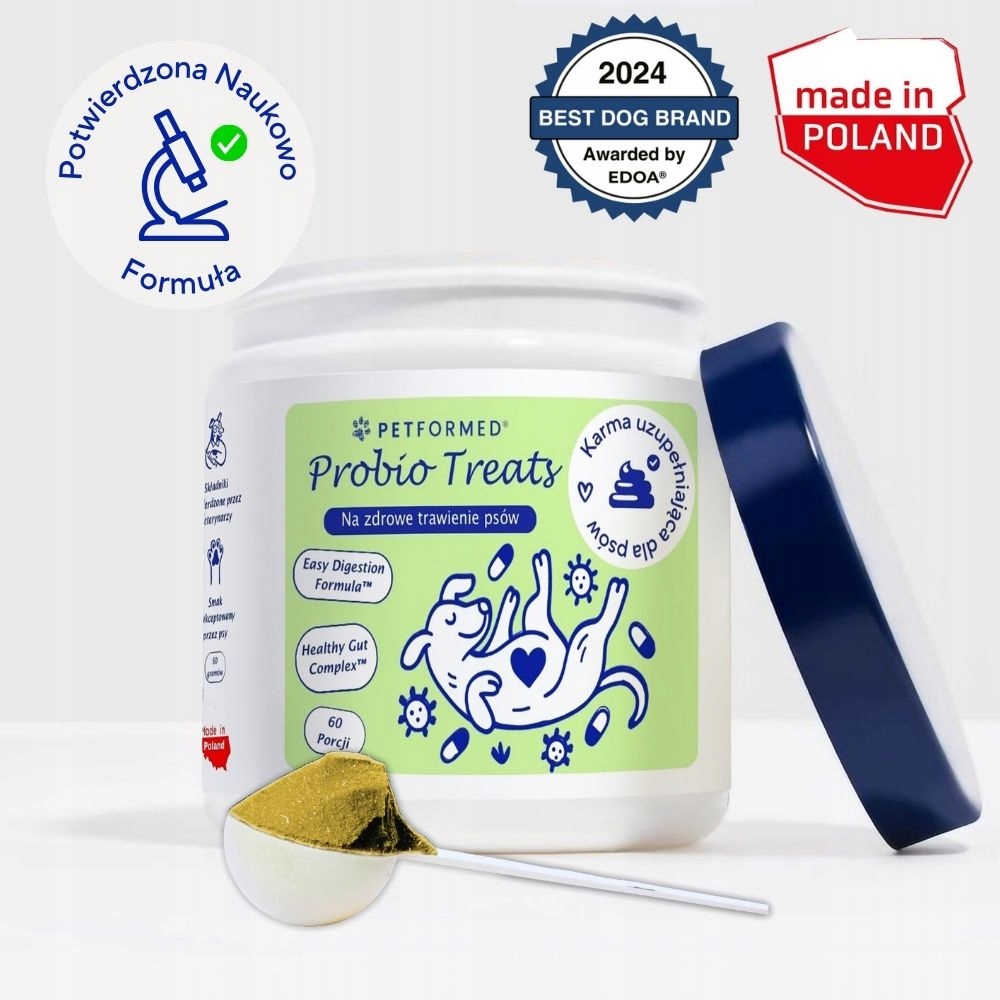 Účinné probiotikum na trávení pro psa – Probio Treats 60 dávek