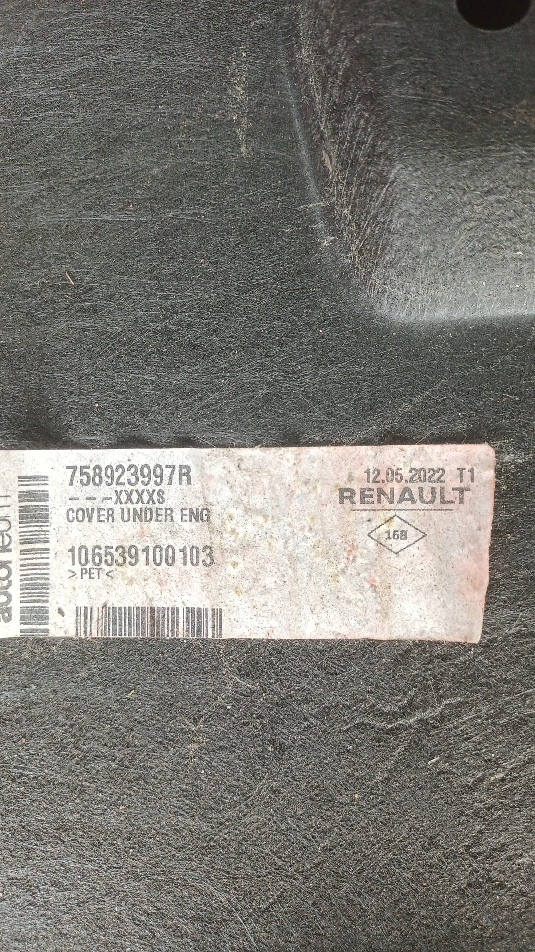 OSŁONA PODWOZIA RENAULT AUSTRAL 758923997R Producent części Renault OE