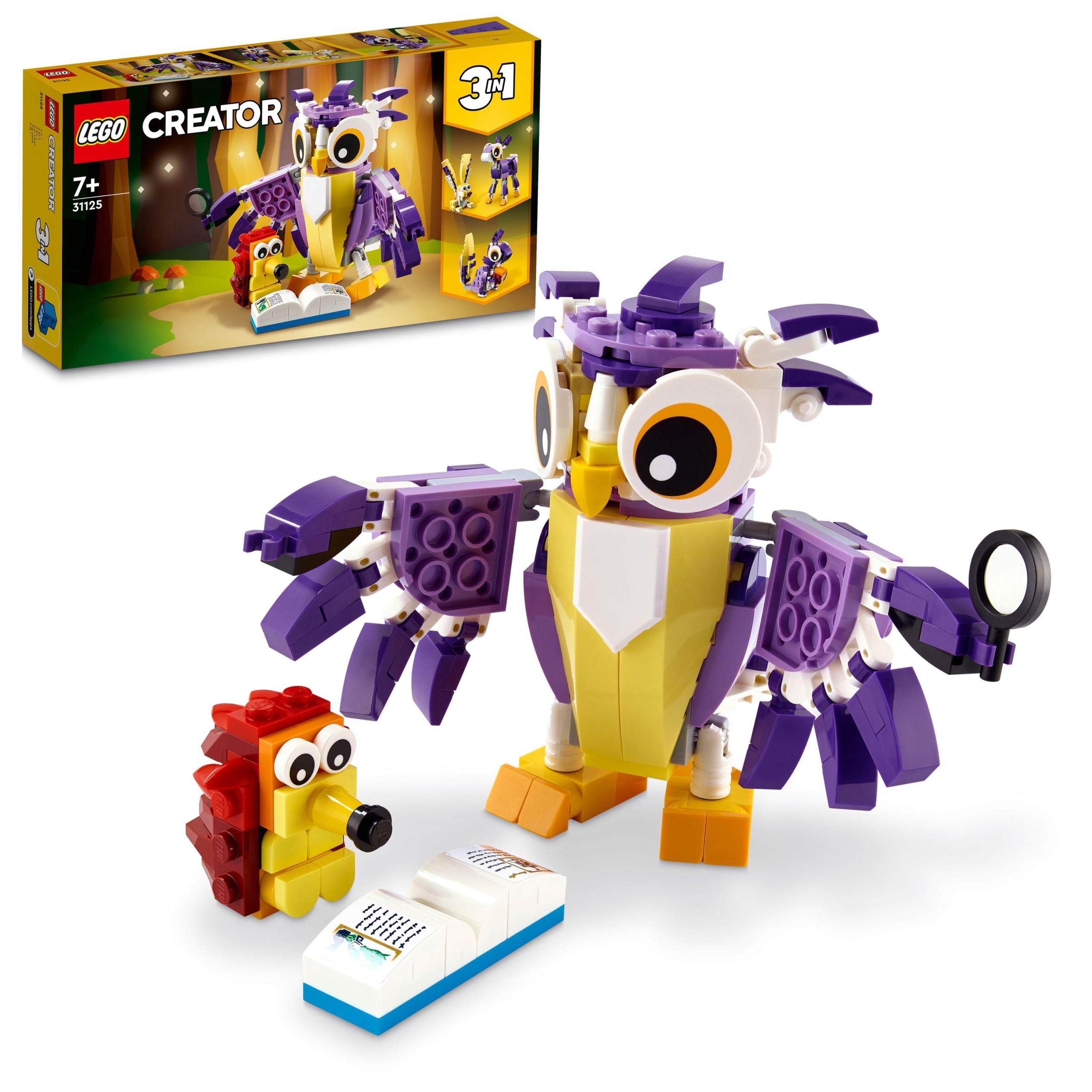 

Lego Creator Fantastyczne leśne stworzenia 31125