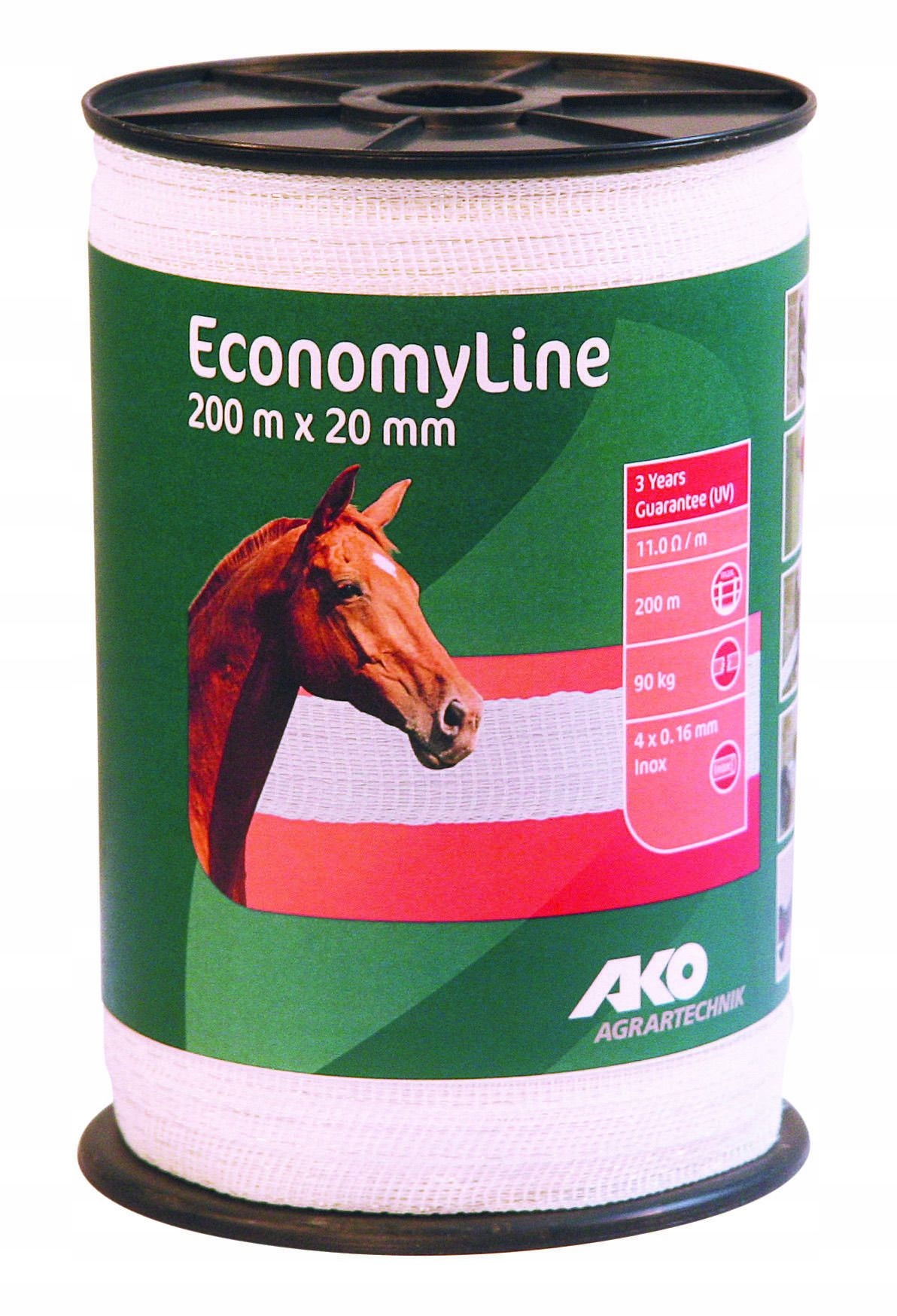 TAŚMA OGRODZENIOWA ECONOMY, 200 M X 20 MM, KERBL