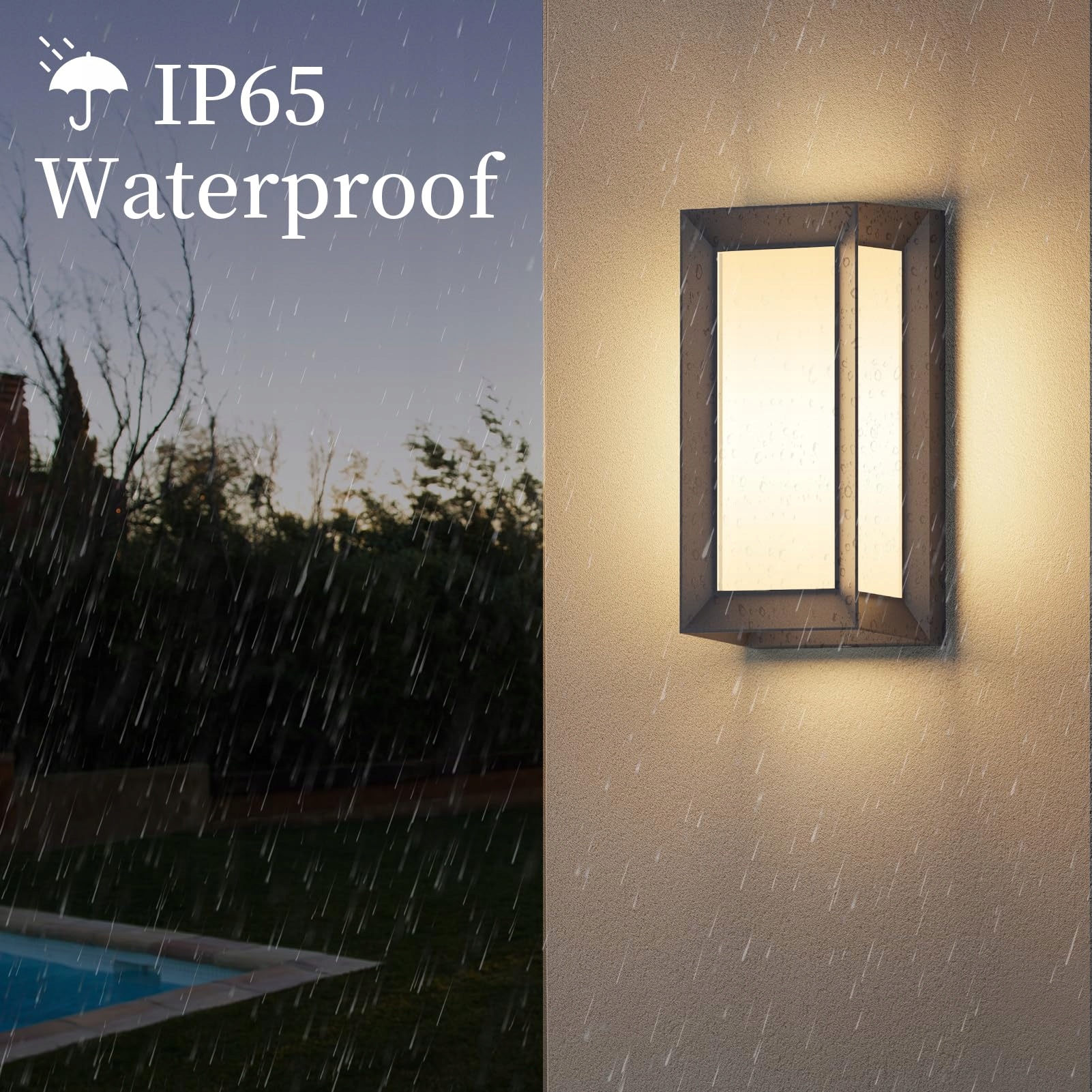 KLIGHTEN Nowoczesna Lampa Zewnętrzna E27 IP65 60W Bez Żarówki — miniatura 5