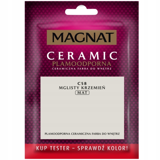 

Farba Magnat Ceramic 0,03L C58 Mglisty Krzemień