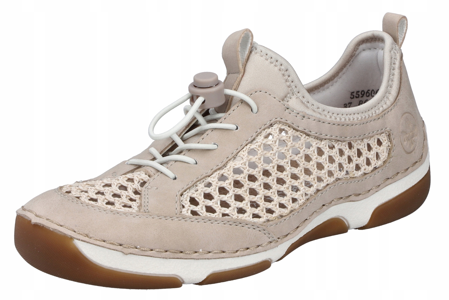 Rieker 55960-60 vel.39 béžové sportovní polobotky Prodyšné
