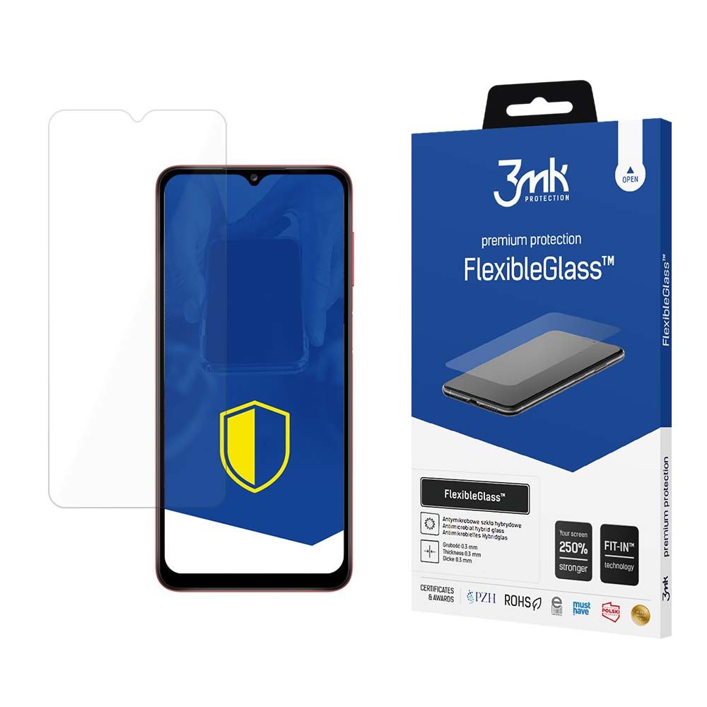Szkło hybrydowe na ekran do Samsung Galaxy A12 3mk FlexibleGlass