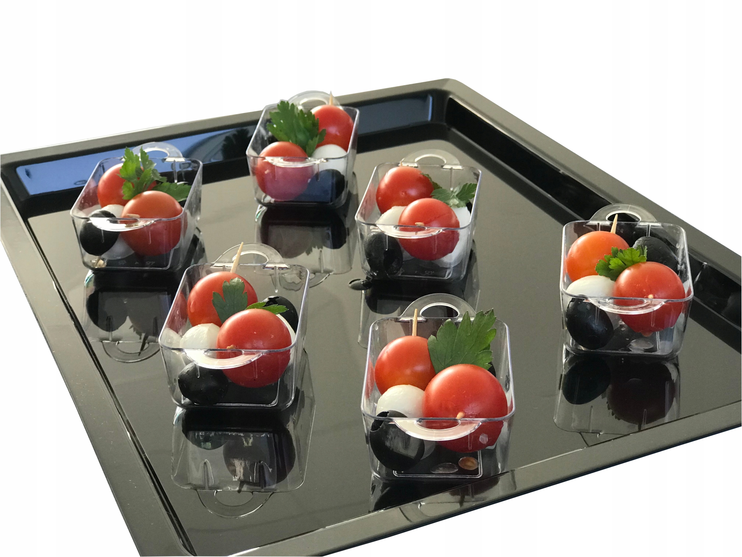 

Taca na przekąski Ps 35x27,5cm czarna