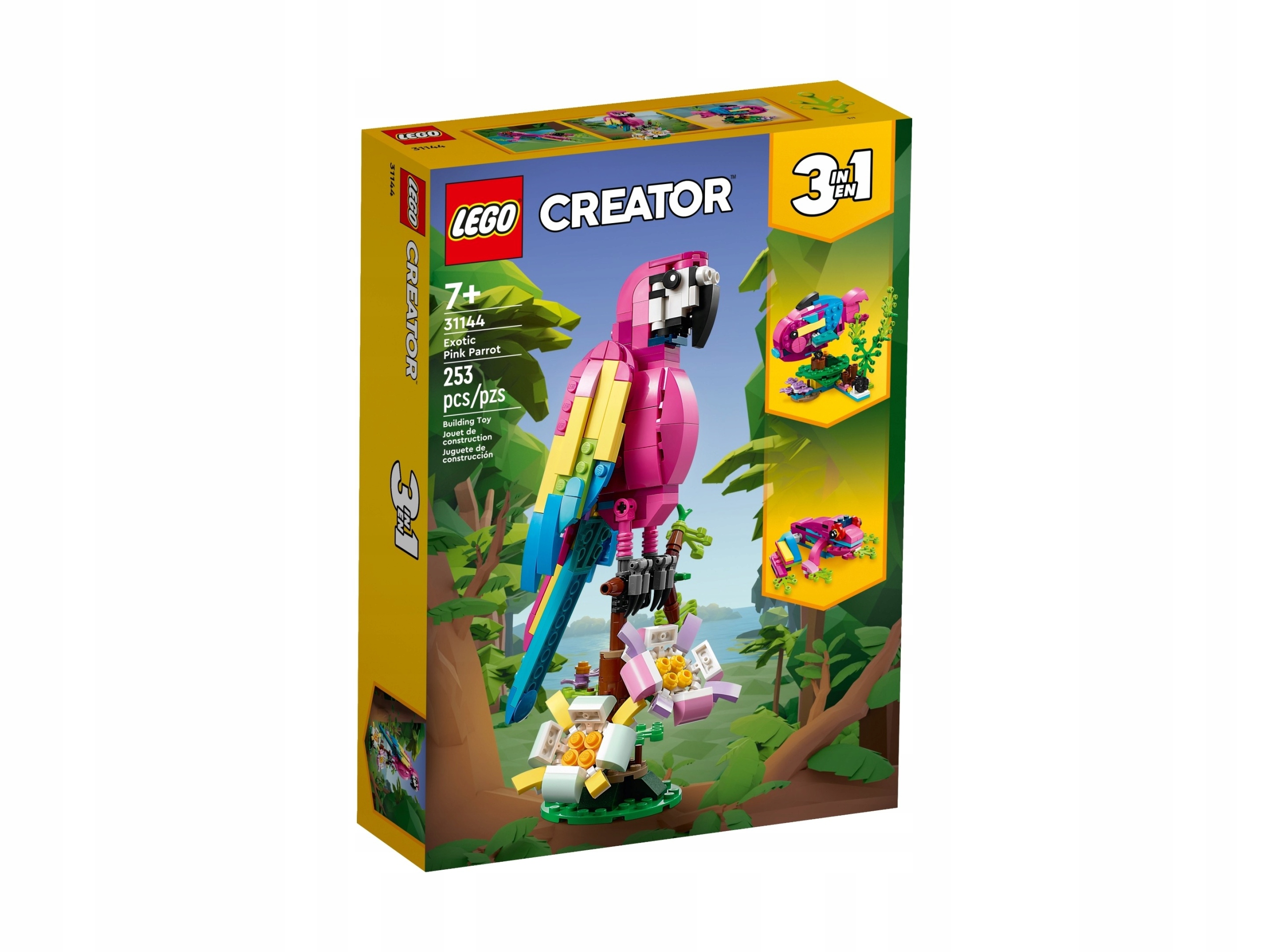 Lego Creator 3v1 31144 Exotický růžový papoušek Nové