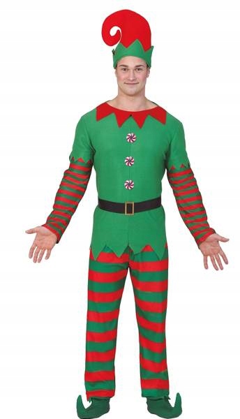 Kostým Skřítek Pomocník Santa Clause M