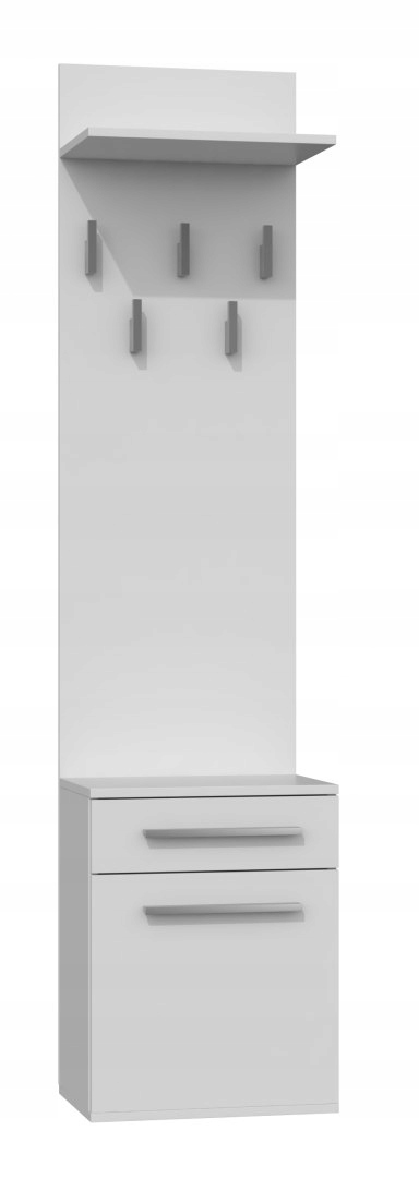 

Garderoba Wieszak Z Szafką Na Buty Duo Biel Mat