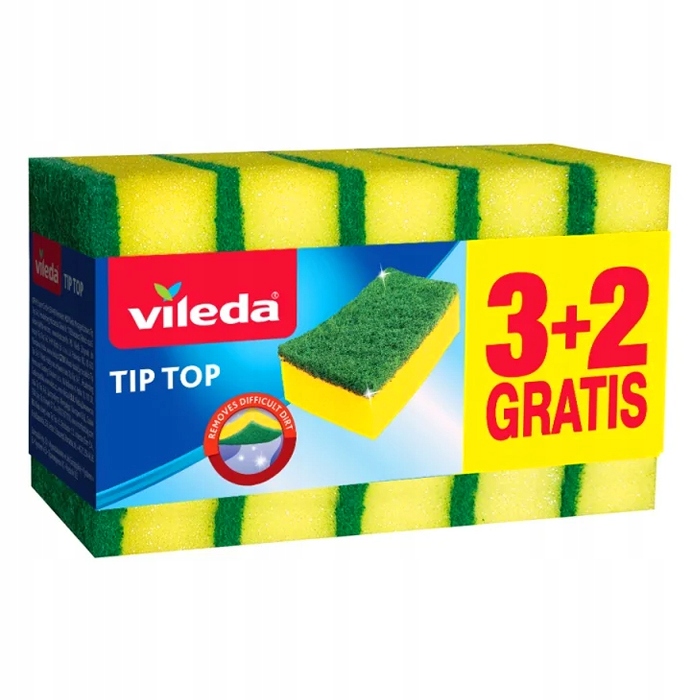 

Vileda zmywak kuchenny gąbka do naczyń myjka 5 szt