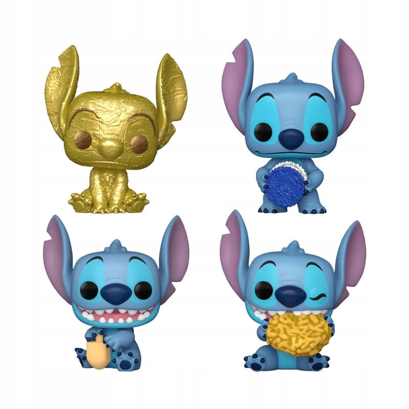 Funko Pop! Stitch Holiday 2024 Sada figurek Mini 4-Pack Dreidel Box 4 cm