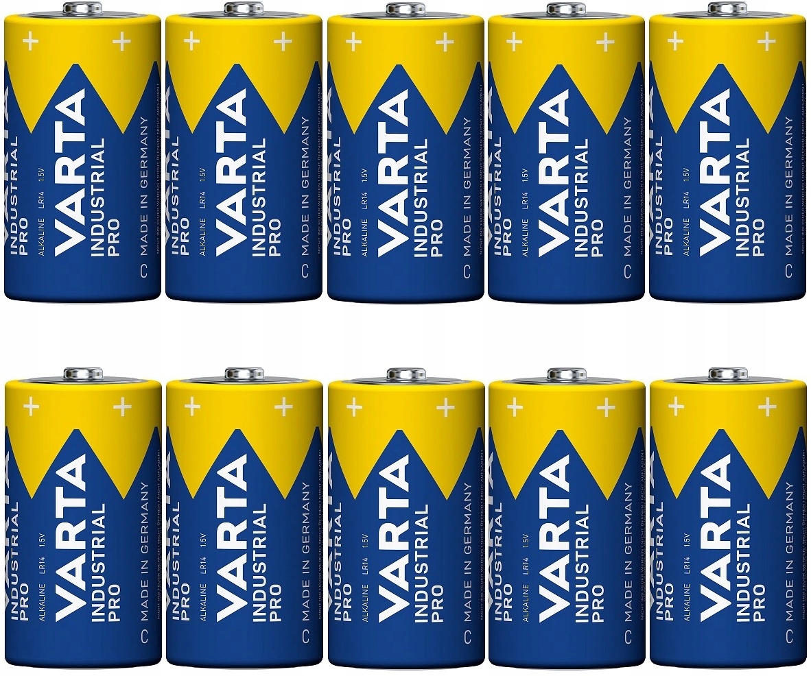 

10 sztuk baterii Varta LR14 C 1,5V Industrial Pro