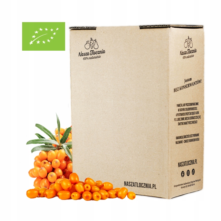 Eko Rakytník Rakytníkový lisovaný džus 100% Nfc ekologický Bio Vitamín C 3L