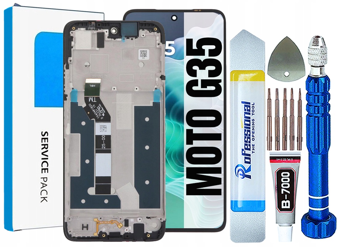 Displej Pro Motorola Moto G35 XT2433 Originální LCD Rámeček