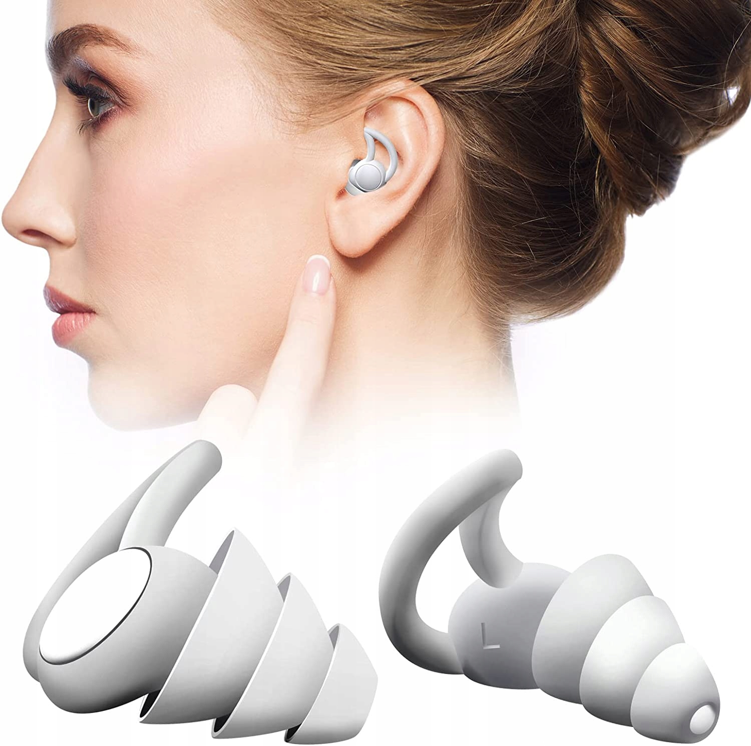 ZATYCZKI DO USZU STOPERY DOUSZNE DO SPANIA WKŁADKI