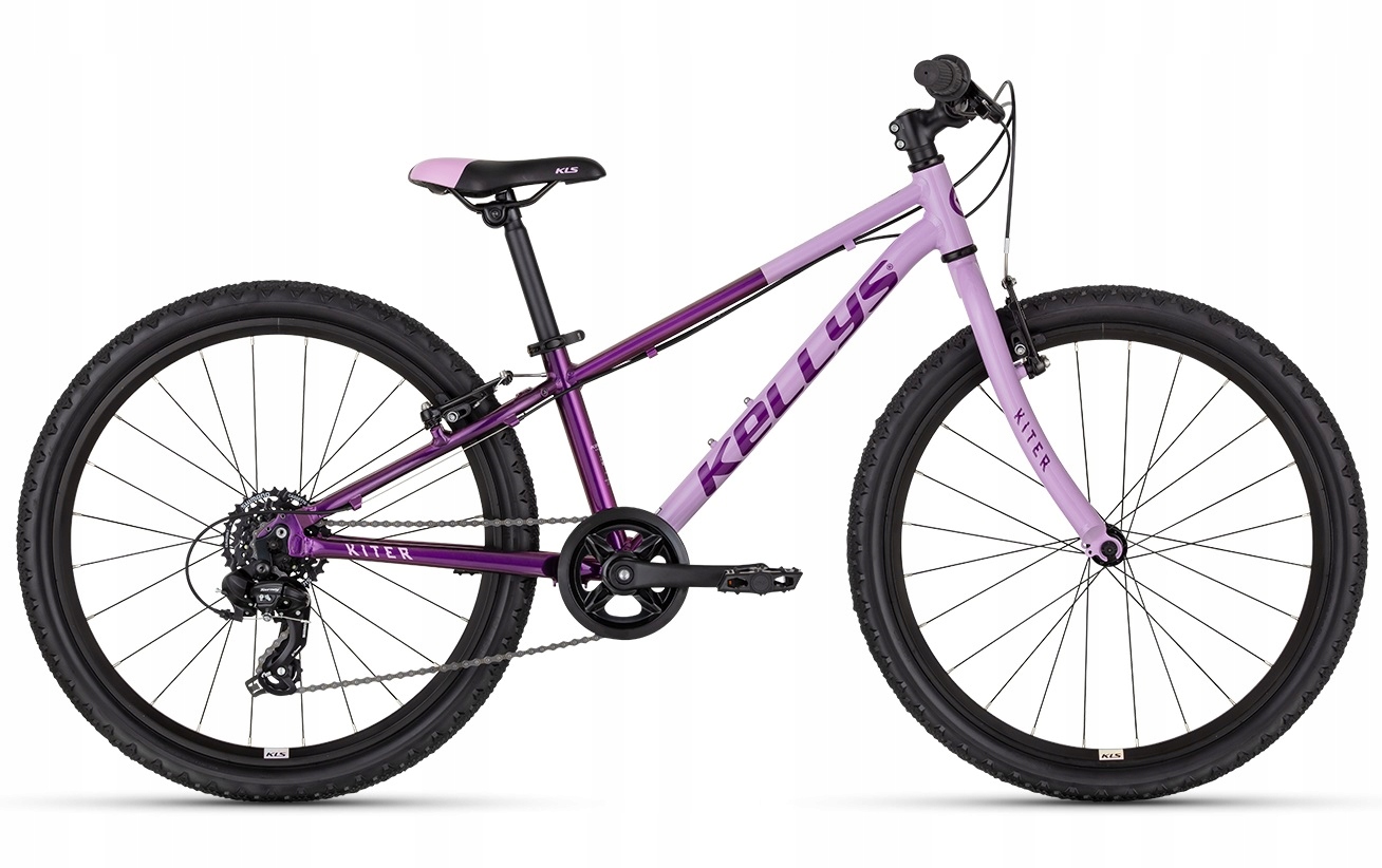 Rower młodzieżowy dla dziewczynki Kellys Kiter 30 Festival Fuchsia 24"