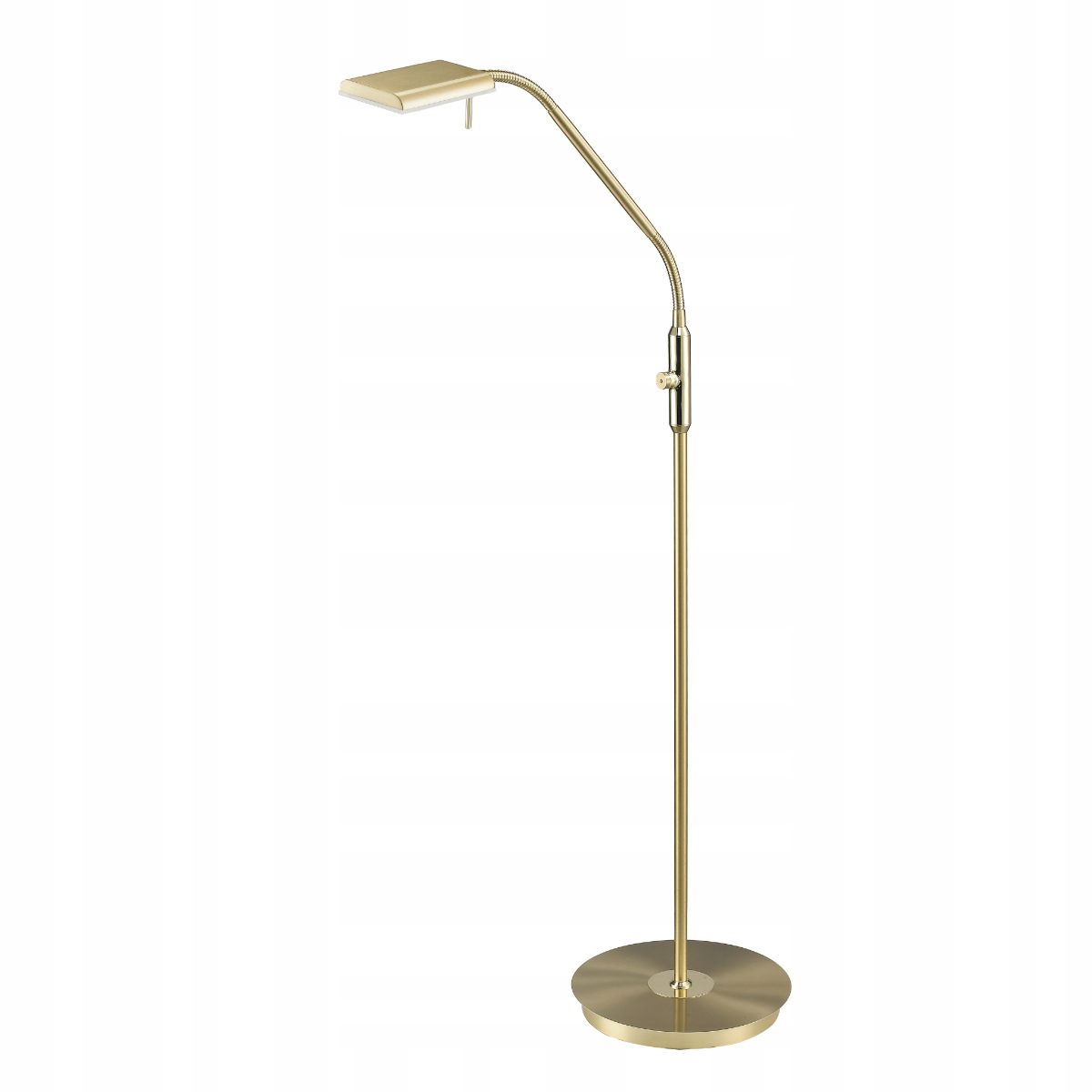 Stojacia podlahová lampa Bergamo zlatá Trio