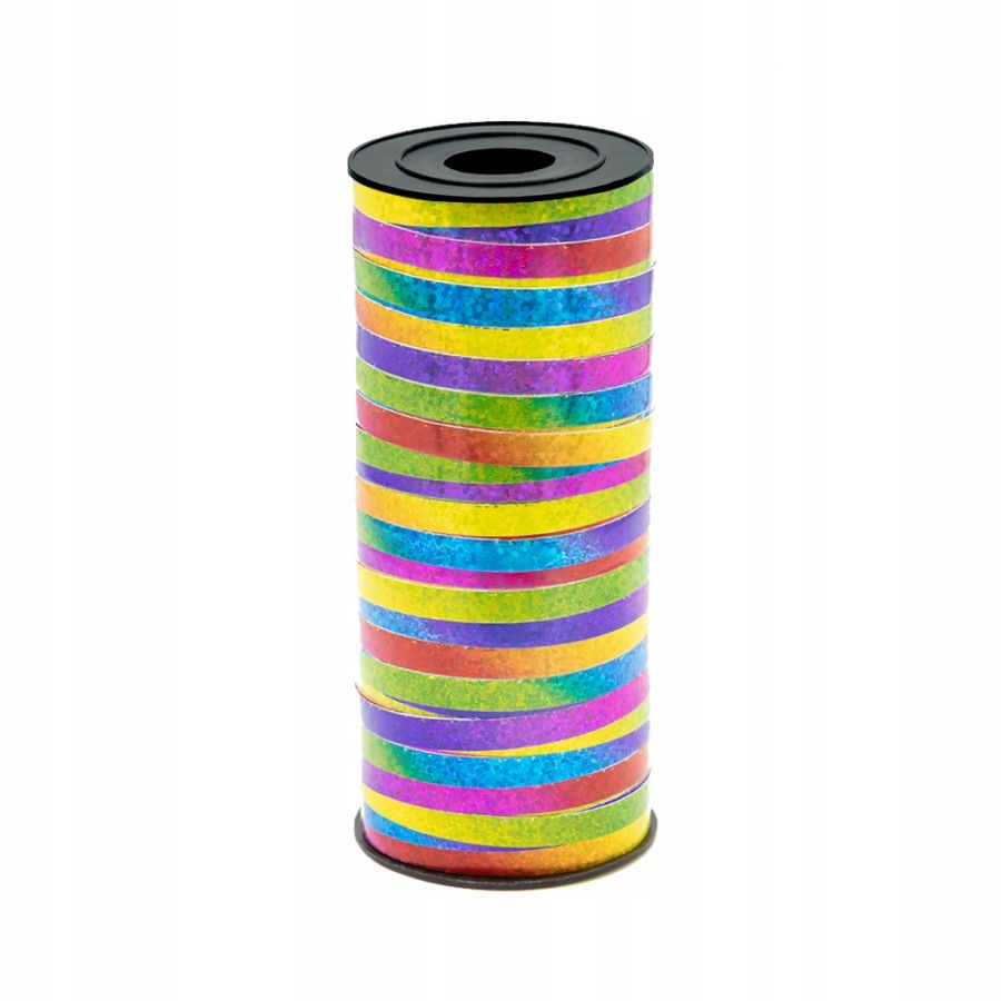 

Wstążka holograficzna multikolor 92m
