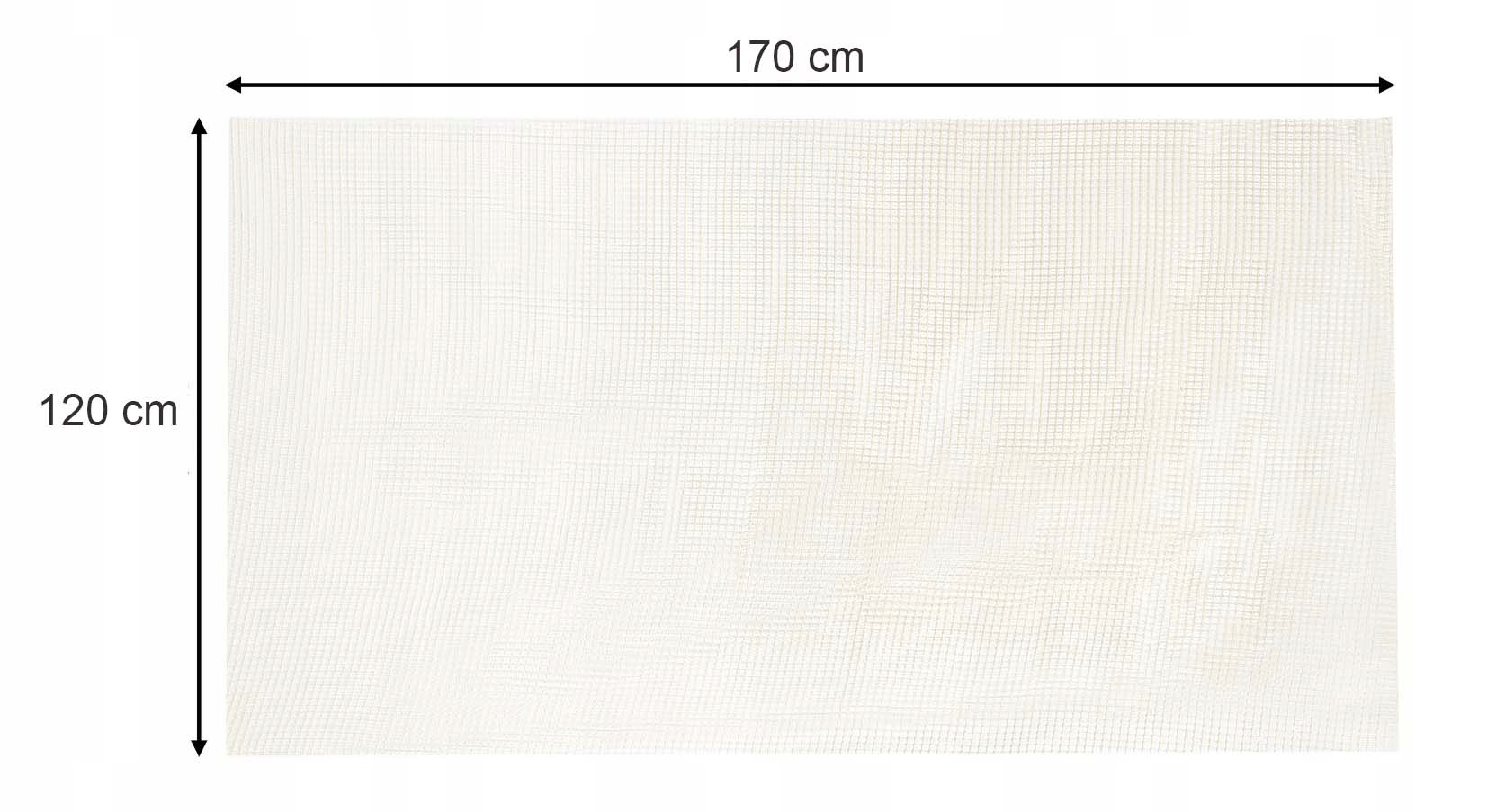 UNIWERSALNA SIATKA MATA ANTYPOŚLIZGOWA POD DYWAN I CHODNIK 120X170 CM Kod producenta 012251