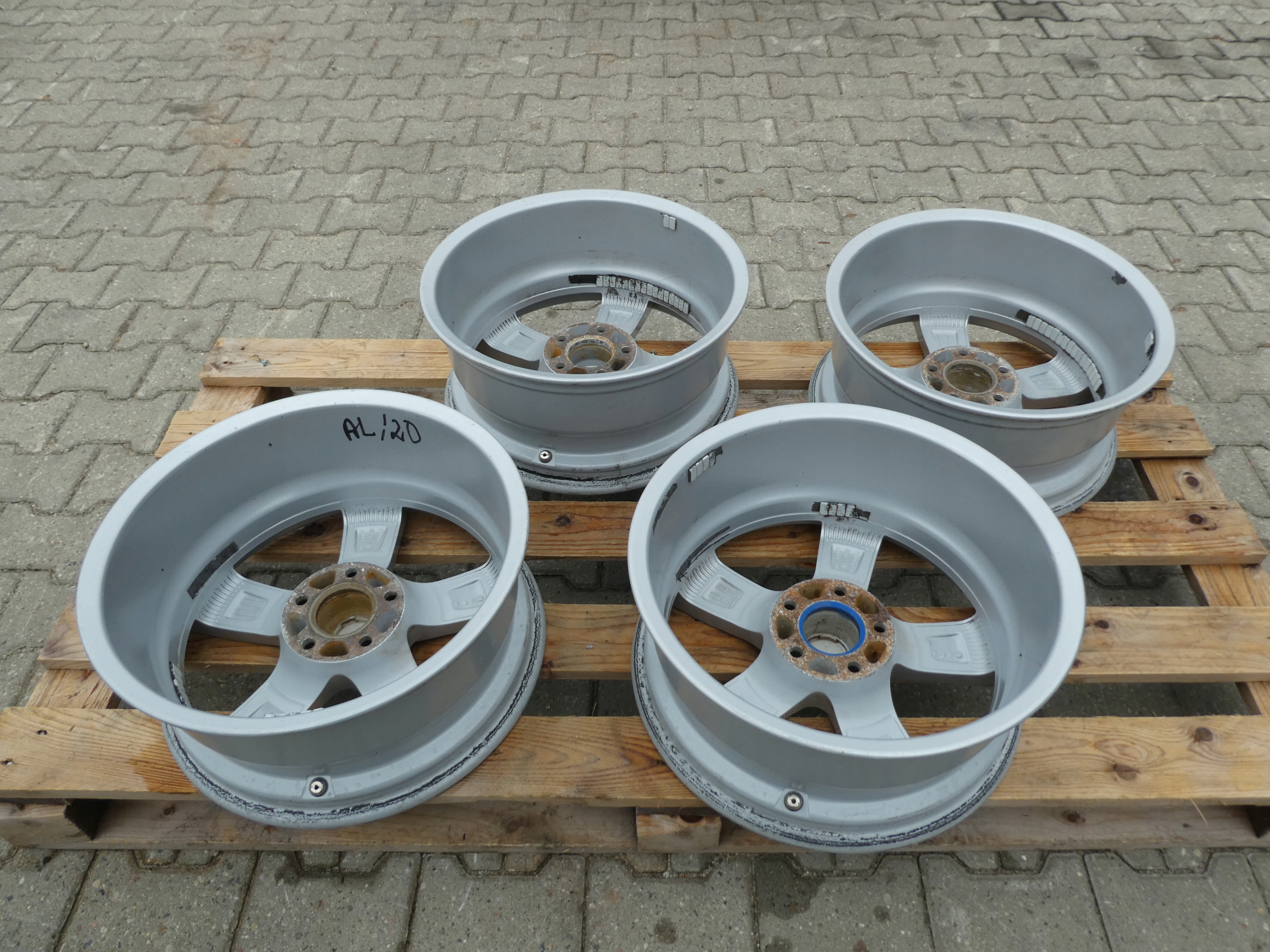 4X discs aluminium disc KBA 49291 VW 5X112