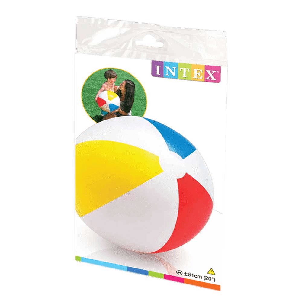 piłka plażowa 3-kolory  51cm INTEX 59020 — 3