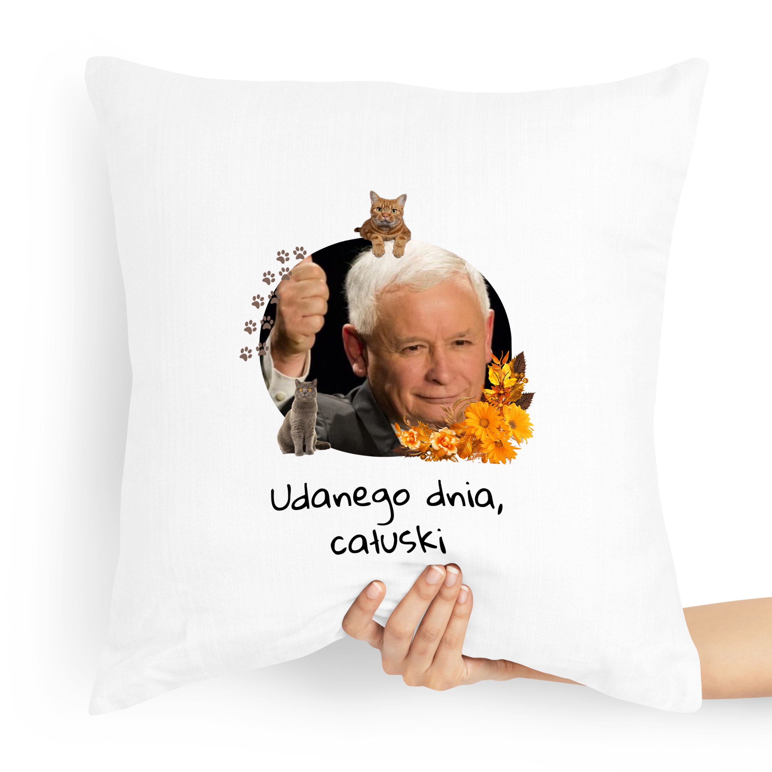 

Poduszka Prezesa Pis Kaczyński Udanego Dnia