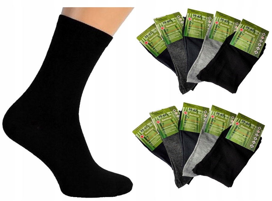 

10x Skarpety Bambusowe MIX Kolor skarpetki 39-42