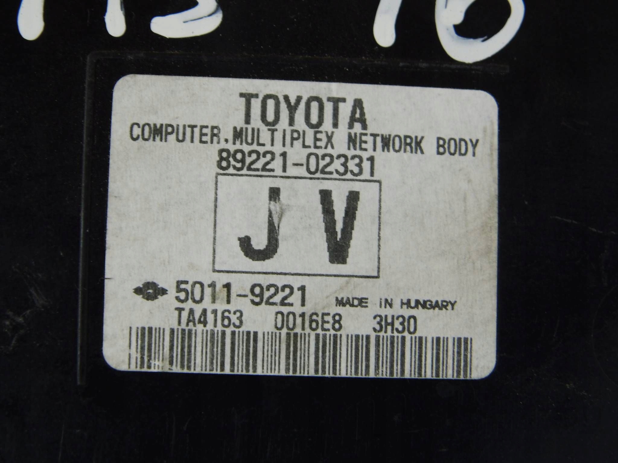 Toyota Auris II E180 module computer control unit komfortu BSI BODY 89221-02331