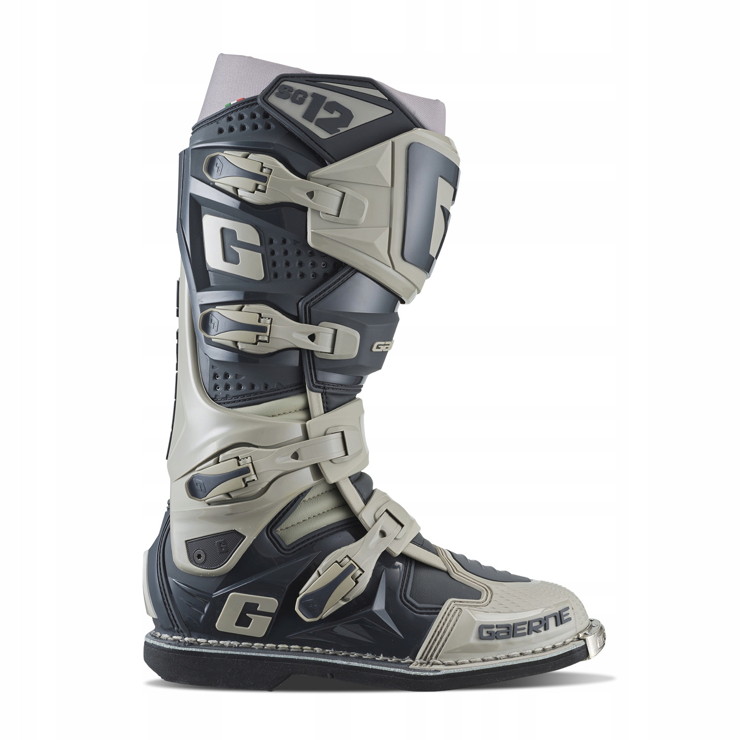 Gaerne Topánky Cross/enduro SG-12 Stone Grey Farba Šedá/čierna Veľkosť 46