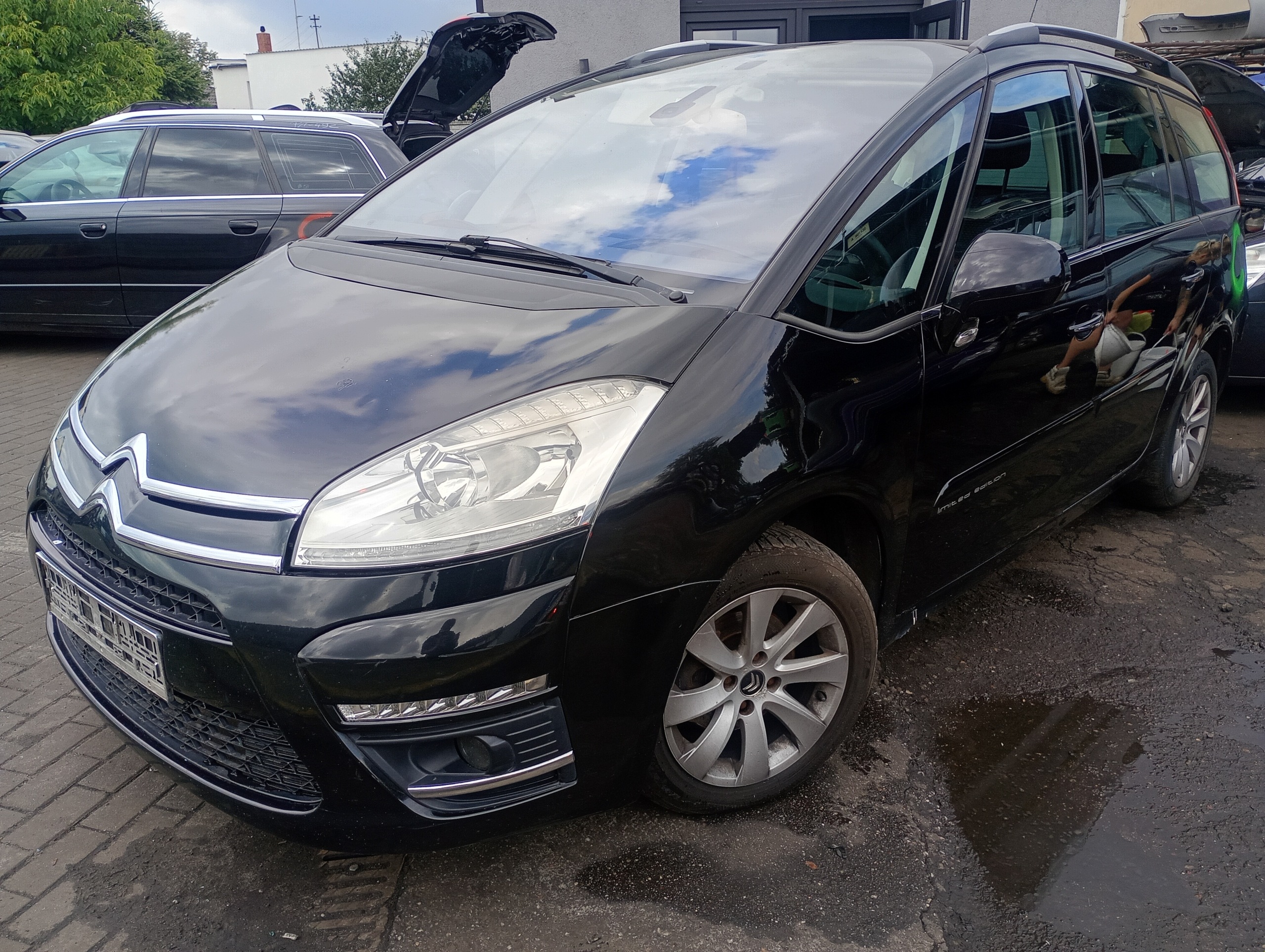 window side bodywork left front Citroen C4 Picasso FL 10-15
