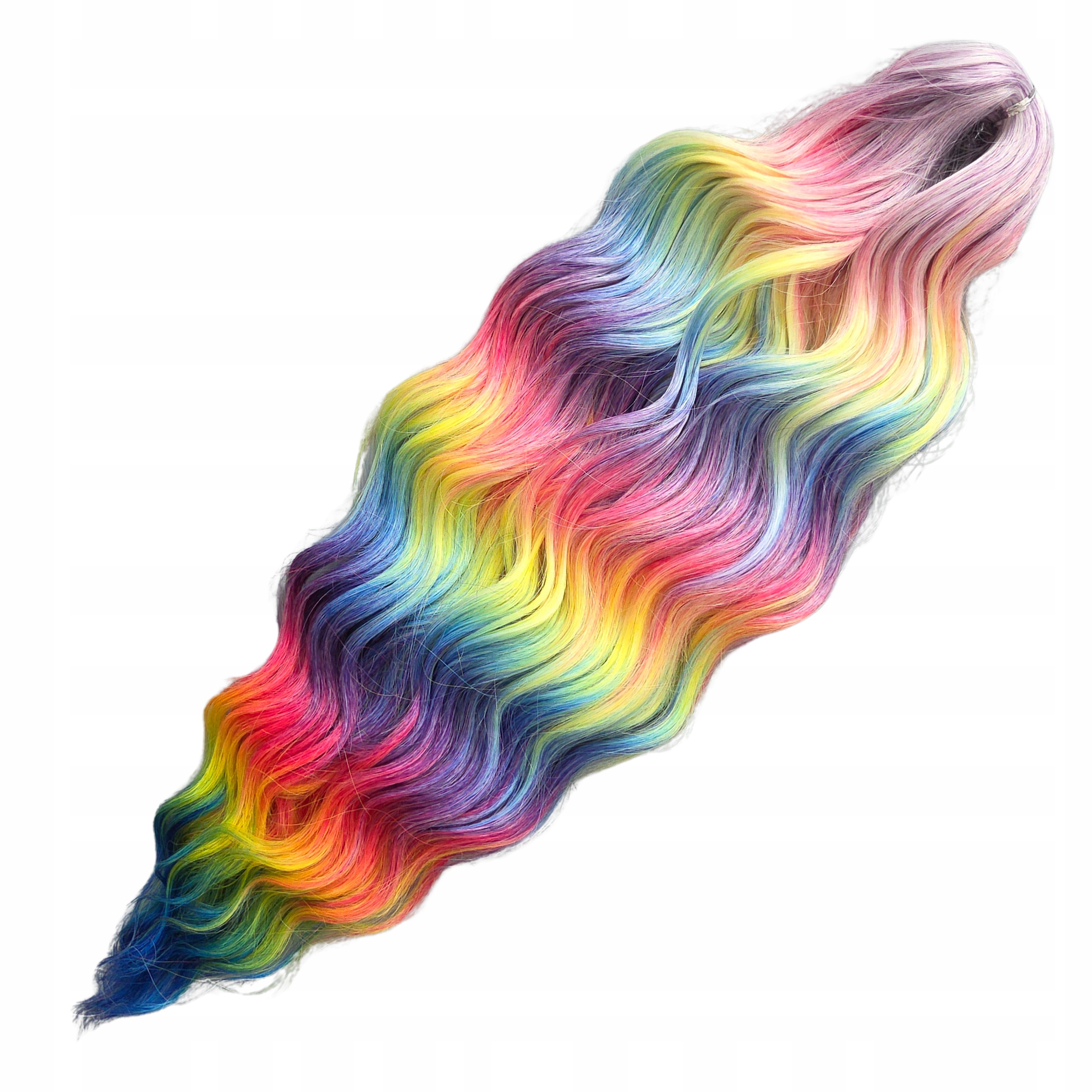 Syntetické vlasy duhová vlna na česání Anna 60 cm 300 g Barva: HPD108