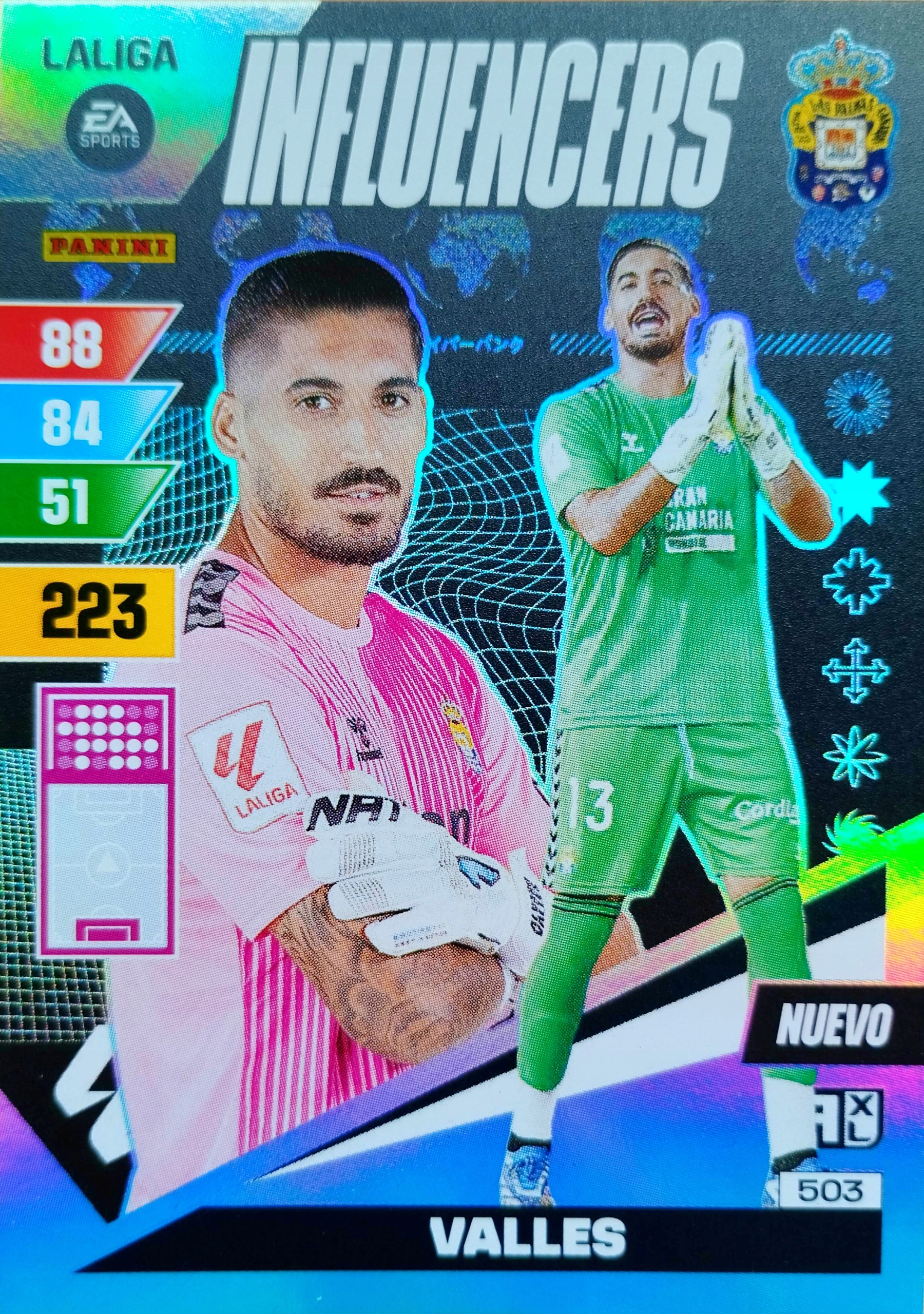 Panini La Liga 2023-24 2024 Influencers nuevo 503 Valles