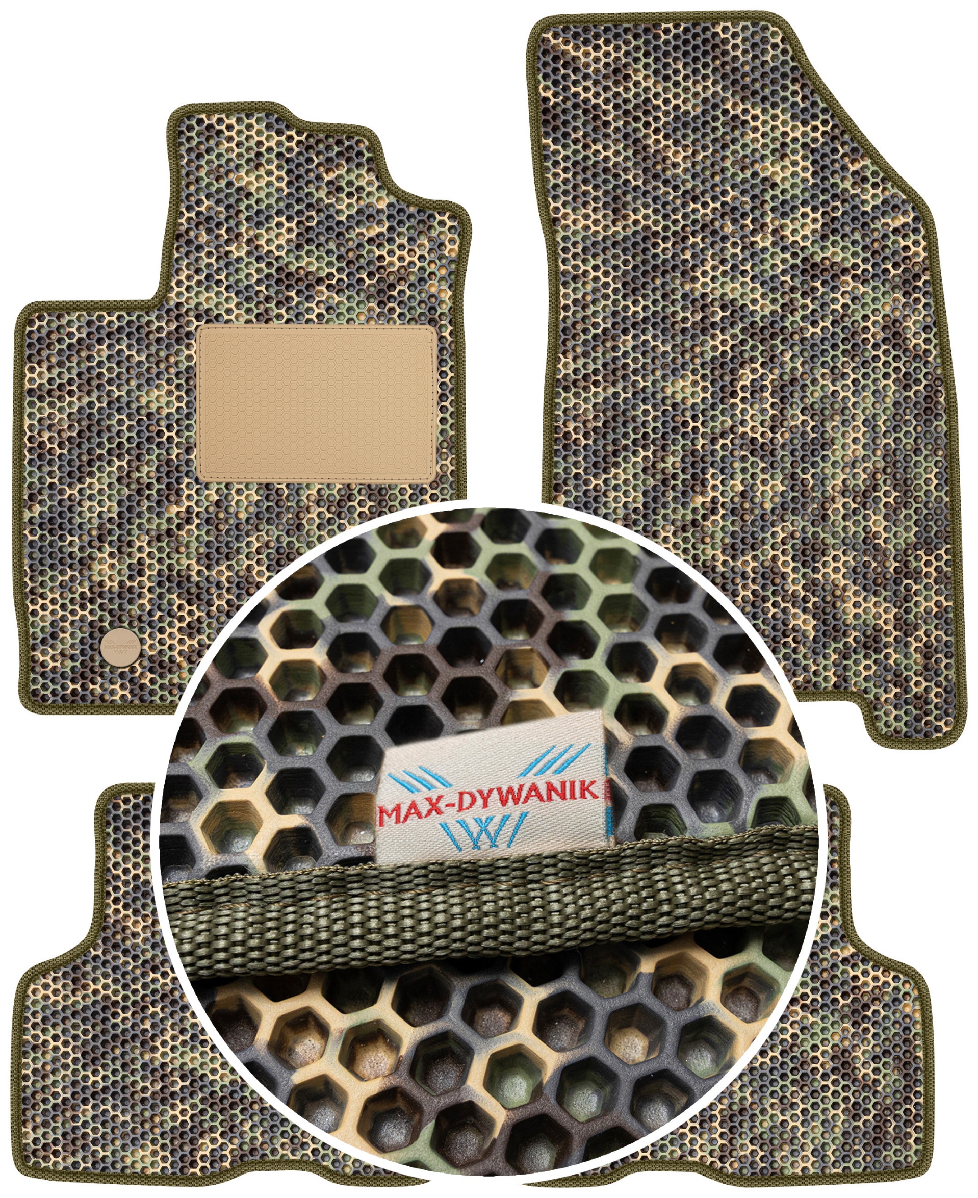 Dacia Duster II Suv od roku 2018-2024. Gumové rohože Eva Moro